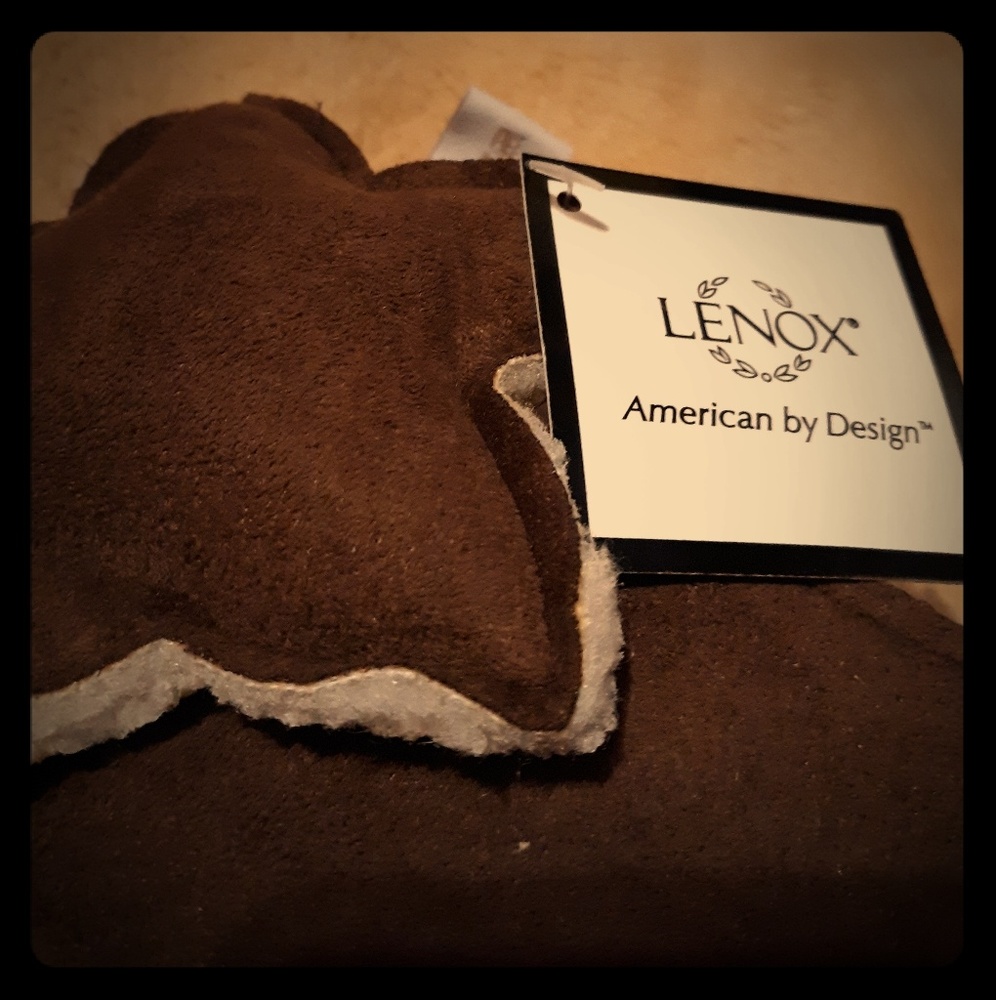 Lenox faux suede baby blanket